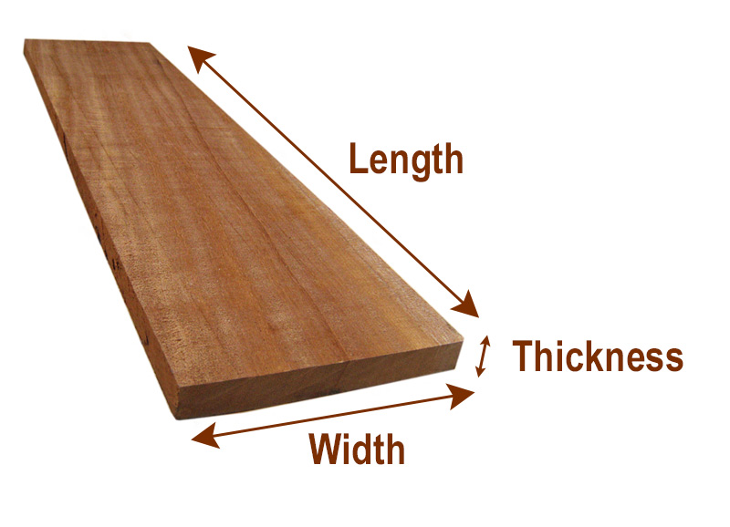 Printable Board Foot Chart